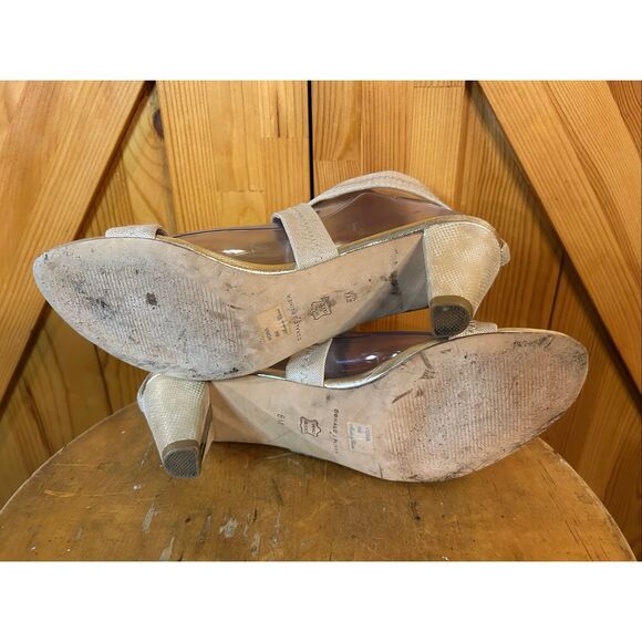 DONALD J PLINER Gladiator Ankle Strap Wrap around Strappy Heel Sandals Shoes 8M - Picture 6 of 8